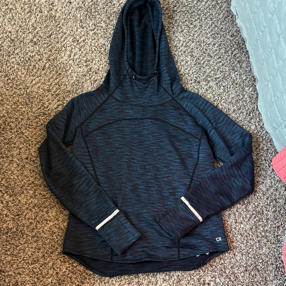 Women's Navy Blue fleece lined Hoodie